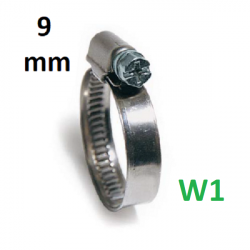 Fascetta 9 mm DIN 3017 in Acciaio Zincato