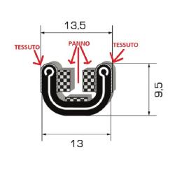 Profilo Floccato cod. 02.0001710616.941