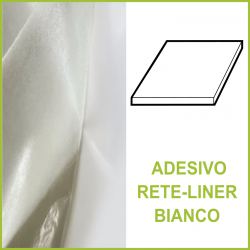 Lastra biadesivo rete-liner bianco (SILICONE 250)