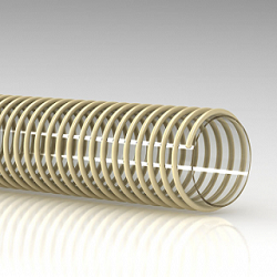 Tubo spiralato per aspirazione polveri e materiali abrasivi spirale PVC