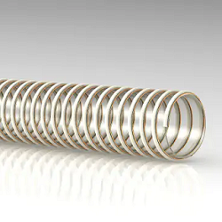 Tubo spiralato per mandata e aspirazione liquidi alimentari spirale ramata