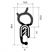 Profilo Bulbo Superiore cod. 02.0001710123.941