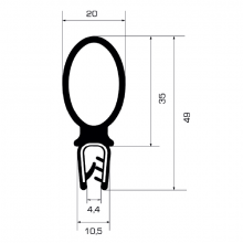 Profilo Bulbo Superiore cod. 02.0001710124.941