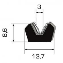 Profilo Floccato cod. 02.0001710604.941