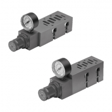 REGOLATORI SANDWICH PER BASI ISO 5599/1 TAGLIA ISO 1 E ISO 2