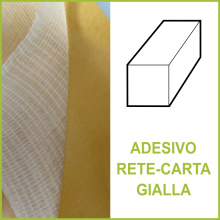 Barra biadesivo rete-carta gialla (EPDM 100 BIANCO)