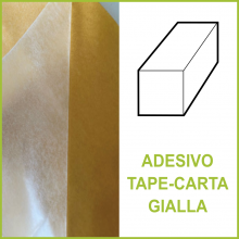 Barra biadesivo tape-carta gialla (EPDM 100 ZOLFO) Barra biadesivo tape-carta gialla (EPDM 100 ZOLFO)