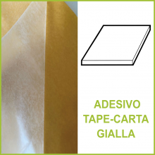Lastra biadesivo tape-carta gialla (EPDM 100 BIANCO) Lastra biadesivo tape-carta gialla (EPDM 100 BIANCO)