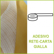 Profilo biadesivo rete-carta gialla (EPDM 100 PEROX)