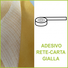 Profilo biadesivo rete-carta gialla (EPDM 100 OPEN) Profilo biadesivo rete-carta gialla (EPDM 100 OPEN)