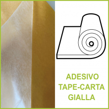 Rotolo biadesivo tape-carta gialla (EPDM 100 ZOLFO)