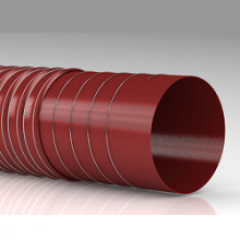 Tubo spiralato silicone per aspirazione aria o ventilazione due strati Tubo spiralato silicone per aspirazione aria o ventilazione due strati